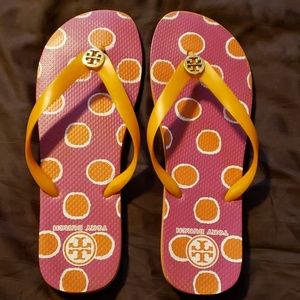 Tory Burch flip flops used